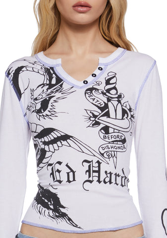 Dragon Dagger Long Sleeve Tee