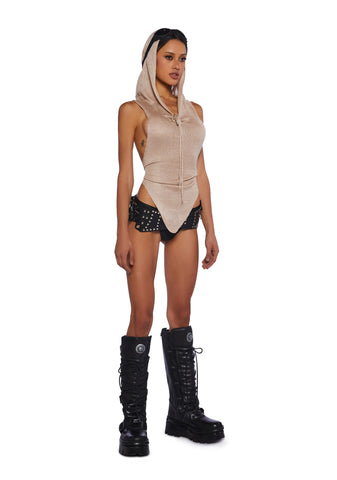 Valley Visions Hooded Top - Gold