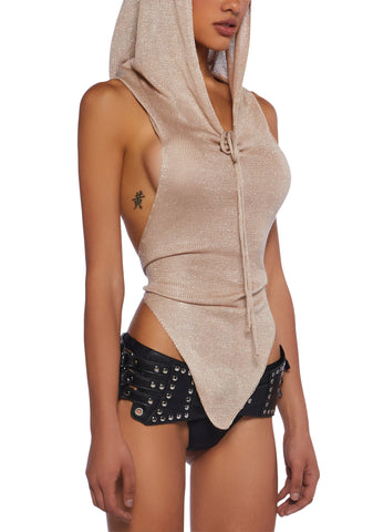 Valley Visions Hooded Top - Gold