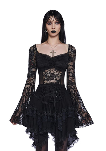 Fallen Angel Lace Top