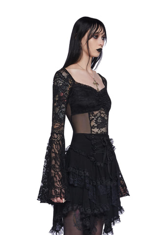 Fallen Angel Lace Top