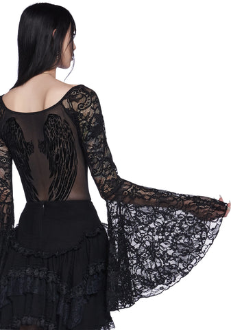 Fallen Angel Lace Top
