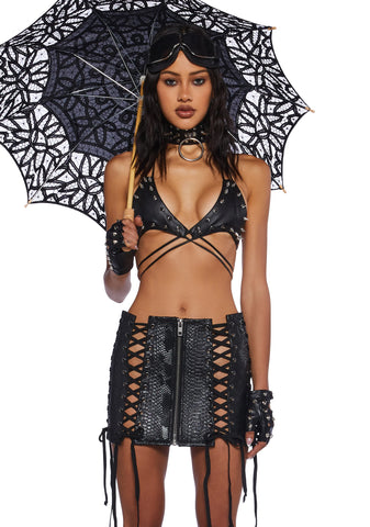 Hidden Oasis Parasol - Black