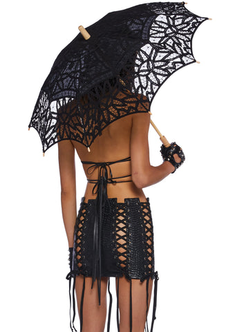 Hidden Oasis Parasol - Black