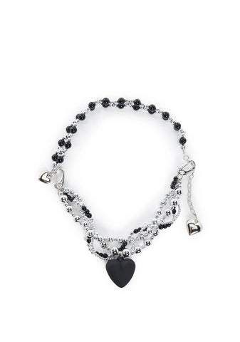 Twisted Heart Statement Necklace