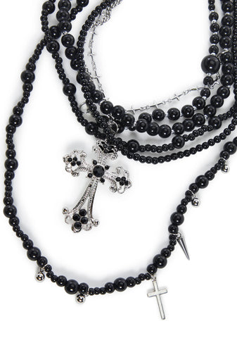 Like A Prayer Layered Necklace