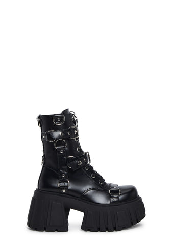 Utopia Bondage Combat Boots