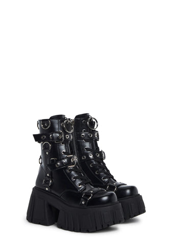 Utopia Bondage Combat Boots