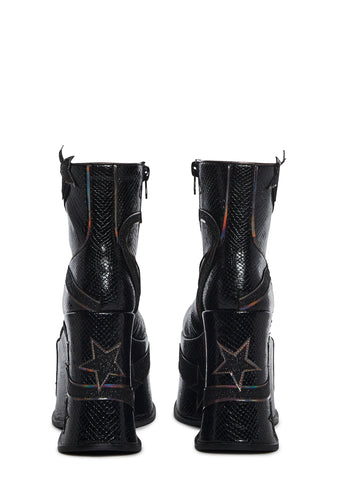 So It Goes Platform Boots