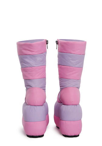 Sweet Retreat Platform Puffer Boots