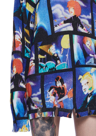 Spooky Girl Power Oversized Sweater