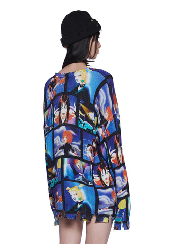 Spooky Girl Power Oversized Sweater