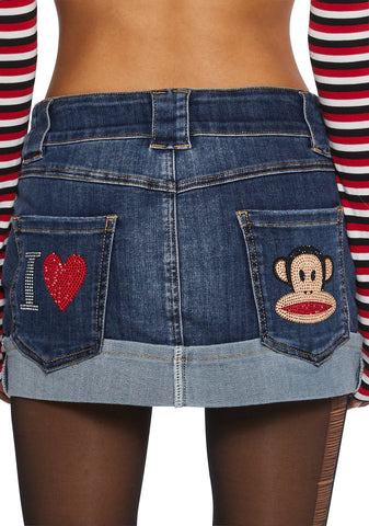 I Love Julius Mini Skirt
