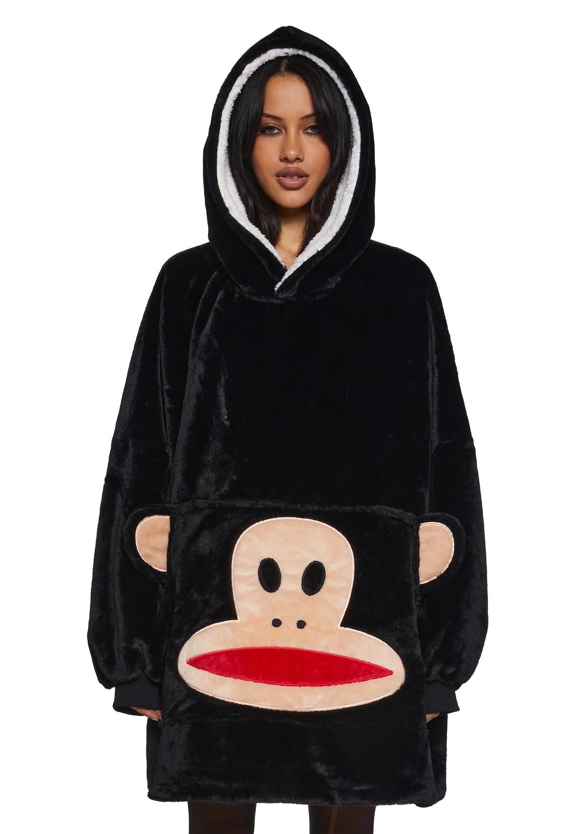 Snuggle Monkey Blanket Hoodie