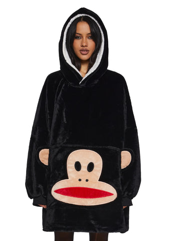 Snuggle Monkey Blanket Hoodie