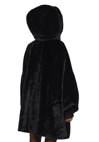 Snuggle Monkey Blanket Hoodie