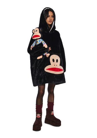 Snuggle Monkey Blanket Hoodie