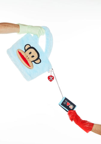 Fearless Fun Faux Fur Tote Bag And Wallet Set