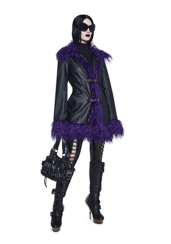Passing Through Faux Fur Jacket
