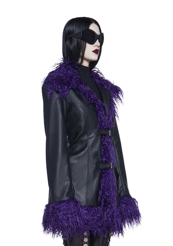 Passing Through Faux Fur Jacket