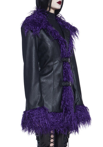 Passing Through Faux Fur Jacket
