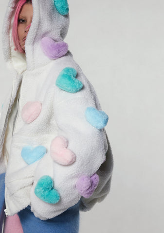Snuggle Wonderland Hooded Sherpa Jacket