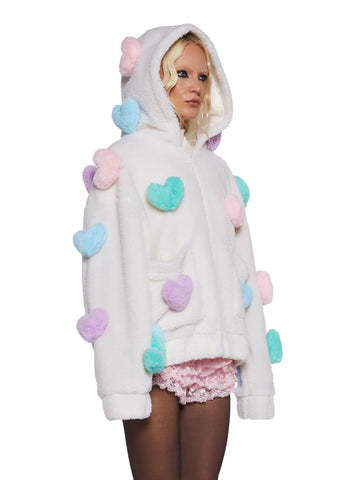 Snuggle Wonderland Hooded Sherpa Jacket