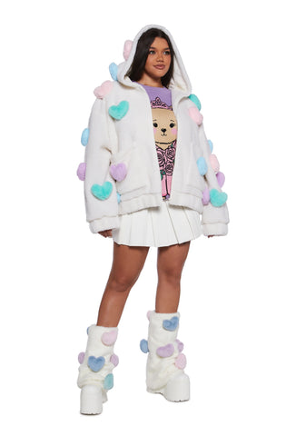 Snuggle Wonderland Hooded Sherpa Jacket