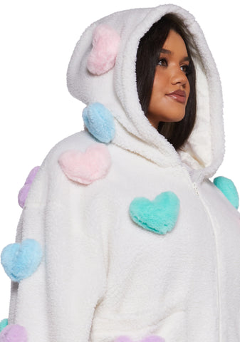 Snuggle Wonderland Hooded Sherpa Jacket