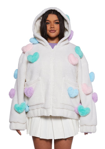 Snuggle Wonderland Hooded Sherpa Jacket