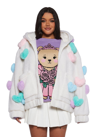 Snuggle Wonderland Hooded Sherpa Jacket