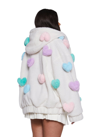 Snuggle Wonderland Hooded Sherpa Jacket