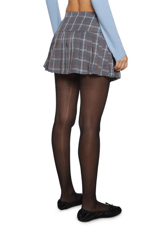 Cartala Pleated Mini Skirt