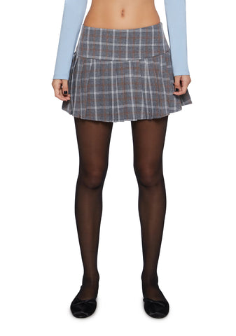 Cartala Pleated Mini Skirt