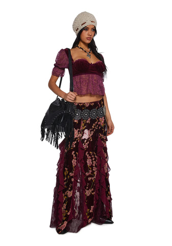 Brushfire Fairytales Velvet Top