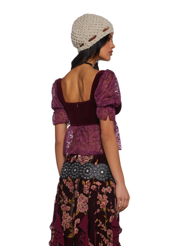 Brushfire Fairytales Velvet Top