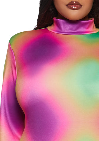 Acid Tripping Long Sleeve Bodysuit