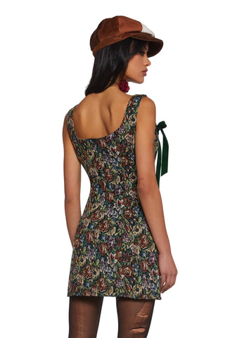 Pixie Stardust Mini Dress - Jacquard