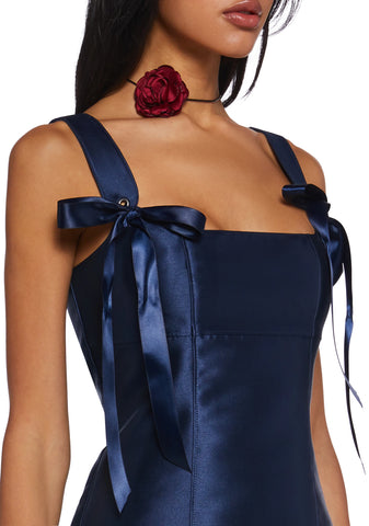 Pixie Stardust Mini Dress - Dark Blue