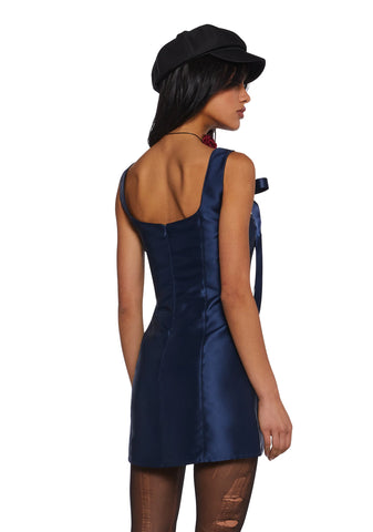 Pixie Stardust Mini Dress - Dark Blue