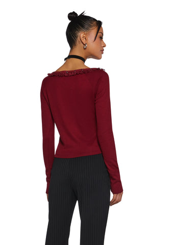 Wish You Would Thermal Long Sleeve Top