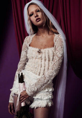 Courting Hearts Long Sleeve Top