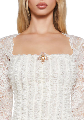 Courting Hearts Long Sleeve Top