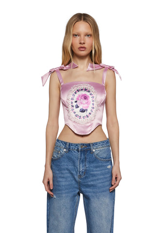 Delicate Rose Corset Top