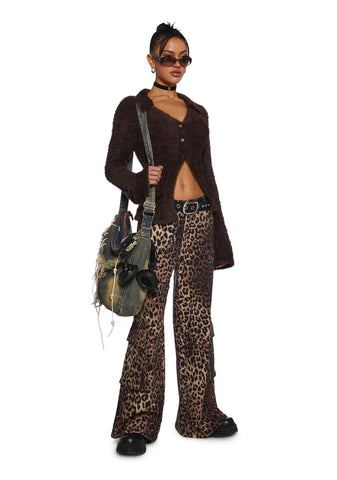 Cross You Out Wide Leg Cargo Pants