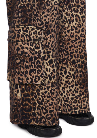 Cross You Out Wide Leg Cargo Pants