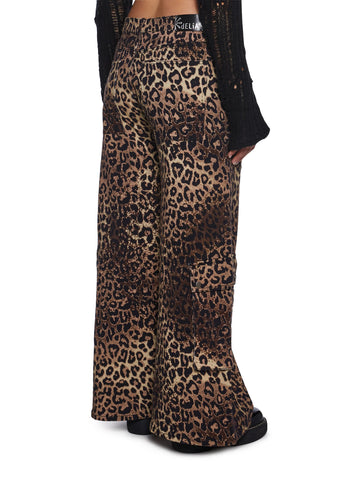 Cross You Out Wide Leg Cargo Pants