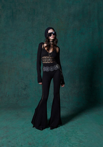 Sudden Silence Jumpsuit And Shrug Set