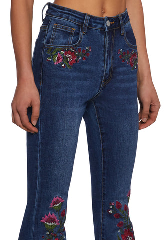 Woven Dreams Embroidered Jeans