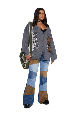 There She Goes Patchwork Jeans